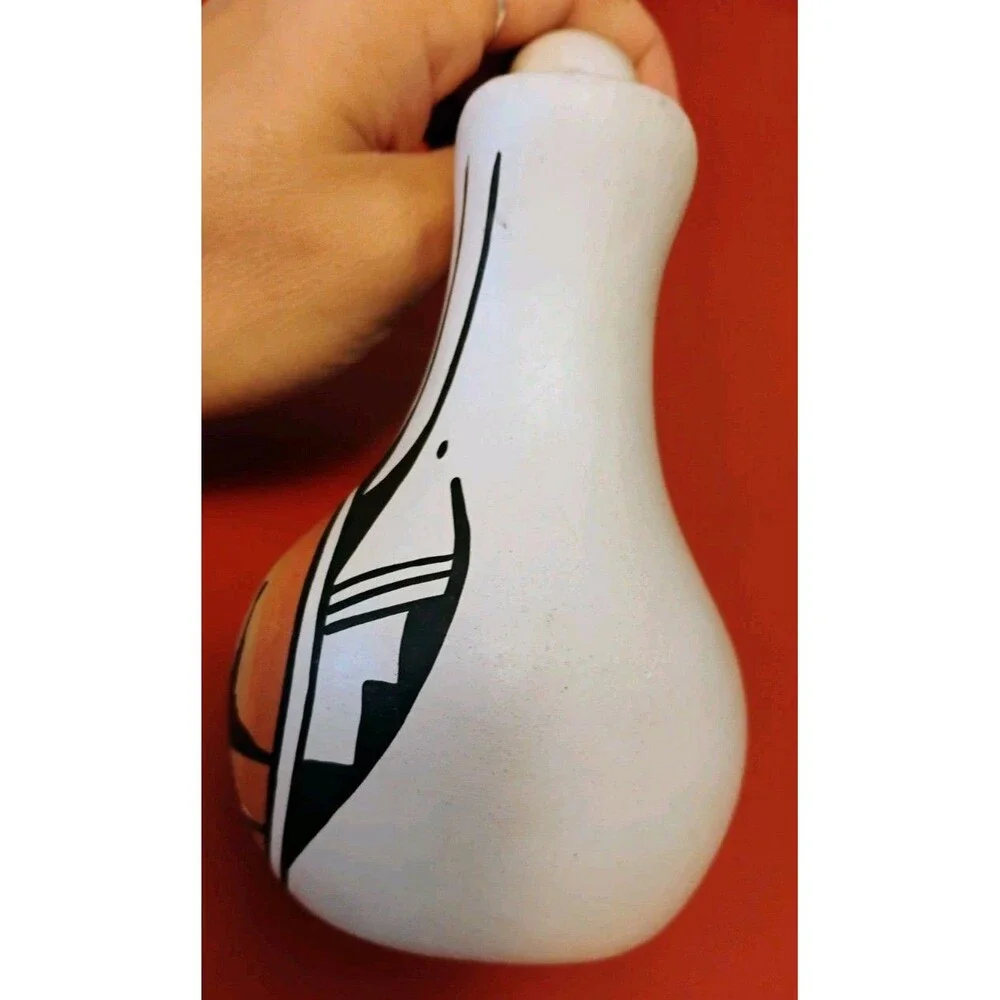 Vintage Navajo Wedding Vase Pottery – Signed Janet Diné – 1984 Hand-Painted